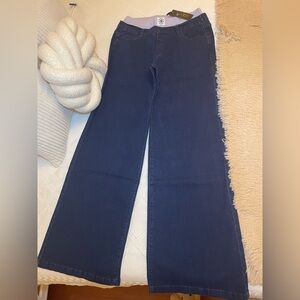 Boxer Wide-Leg Jeans, size S